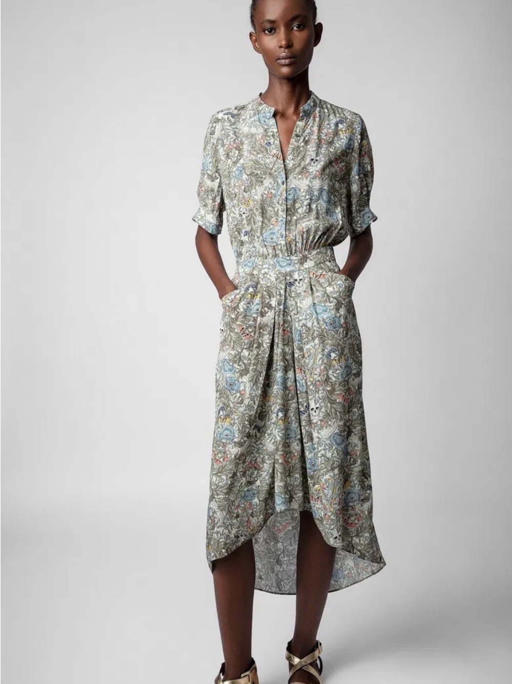 Zadig & Voltaire Roma British Flowers Dress